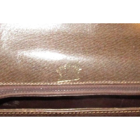 Gucci Vintage Brown GG Supreme Envelope Clutch - Picture 9 of 10